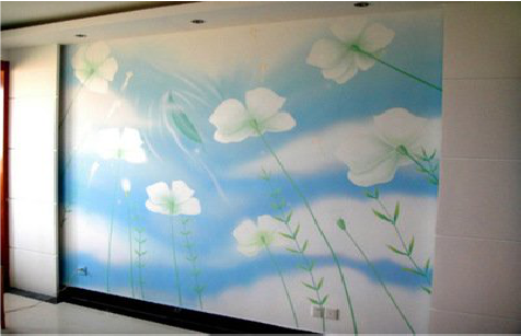 兴义画墙绘怎么画好白云的蓬松感？