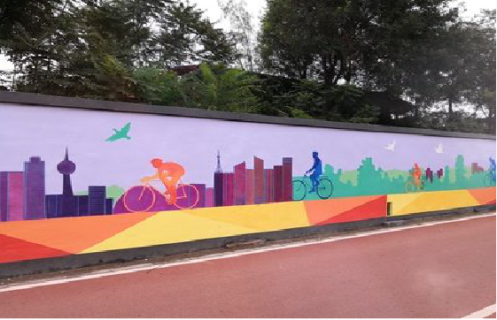 兴义墙体彩绘-围墙