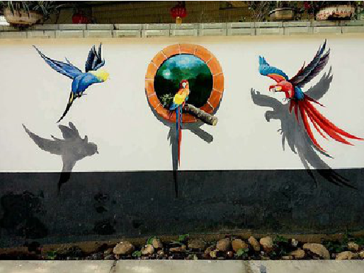 兴义视觉错位-3D墙绘设计