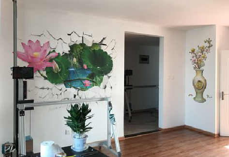 兴义墙体彩绘相比墙纸的优势。