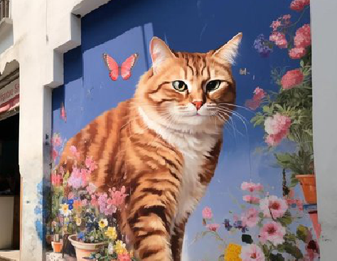 兴义自己绘制有个性的手绘墙