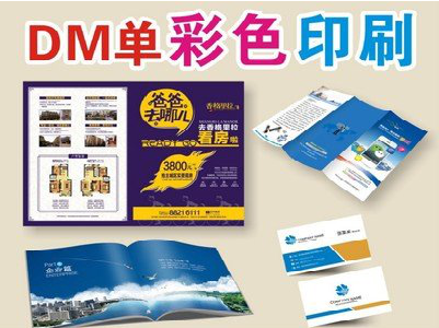 兴义单页印刷，色彩搭配简单。